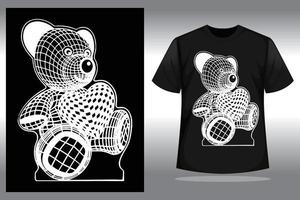 vector illustratie van een abstract t-shirt ontwerp, geschikt voor uw bedrijf t-shirt ontwerp