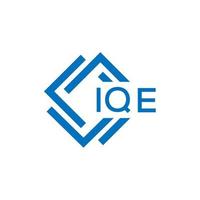 iqe brief logo ontwerp Aan wit achtergrond. iqe creatief cirkel brief logo concept. iqe brief ontwerp. vector