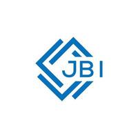 jbi brief logo ontwerp Aan wit achtergrond. jbi creatief cirkel brief logo concept. jbi brief ontwerp. vector