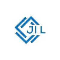 jil brief logo ontwerp Aan wit achtergrond. jil creatief cirkel brief logo concept. jil brief ontwerp. vector