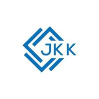 jkk brief logo ontwerp Aan wit achtergrond. jkk creatief cirkel brief logo concept. jkk brief ontwerp. vector