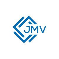 jmv brief logo ontwerp Aan wit achtergrond. jmv creatief cirkel brief logo concept. jmv brief ontwerp. vector