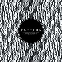 zwart en wit zeshoek lens abstract patroon ontwerp. modern lijn patroon ontwerp. vector