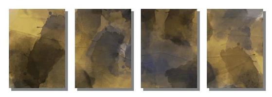 abstract waterverf borstel achtergrond. reeks achtergrond. vector illustratie.