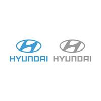 hyundai logo vector, hyundai icoon vrij vector