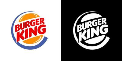 hamburger koning logo vector, hamburger koning icoon vrij vector