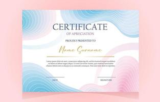 creatief certificaat ontwerp vector