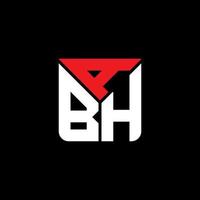 abh brief logo creatief ontwerp met vector grafisch, abh gemakkelijk en modern logo.