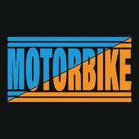 motorfiets t-shirt ontwerp vector