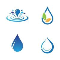 waterdruppel logo afbeeldingen illustratie vector