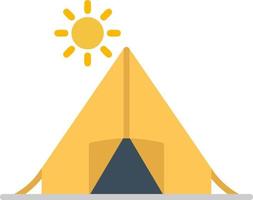 tent vector pictogram