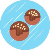 Choco ballen vector icoon ontwerp