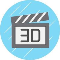 3d film vector icoon ontwerp