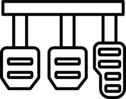auto pedalen vector icoon