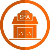 spa centrum vector icoon ontwerp