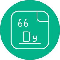 dysprosium vector icoon