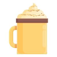 kruid cappuccino icoon tekenfilm vector. drinken latte vector