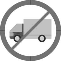 Nee vrachtwagens vector icoon