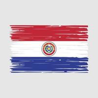 Paraguay vlag borstel vector