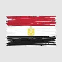 Egypte vlag borstel vector