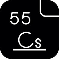 cesium vector icoon