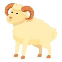 RAM dier icoon tekenfilm vector. geit schapen vector