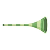 pijp vuvuzela icoon tekenfilm vector. voetbal toeter vector