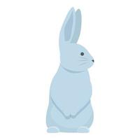 snelheid konijn icoon tekenfilm vector. schattig dier vector