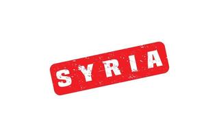 Syrië postzegel rubber met grunge stijl Aan wit achtergrond vector