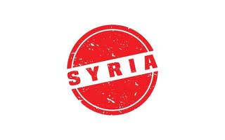 Syrië postzegel rubber met grunge stijl Aan wit achtergrond vector