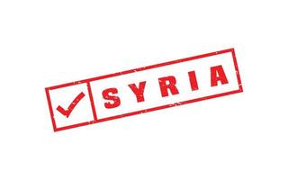 Syrië postzegel rubber met grunge stijl Aan wit achtergrond vector