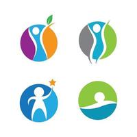 wellness logo afbeeldingen ontwerp vector