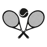 tennis icoon vector. tennis racket illustratie teken. sport symbool of logo. vector