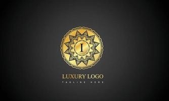 modern luxe brief logo voor elegant bedrijf en bedrijf vector