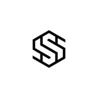 s logo initialen vector