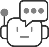 Chatbot vector icoon