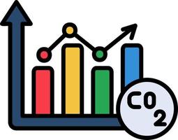 co2 vector icoon