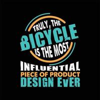 fiets t-shirt ontwerp vector