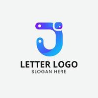 brief j logo icoon ontwerp. j logo vorm geven aan. bruikbaar voor bedrijf en mensen logo's. j brief logo ontwerp sjabloon vector