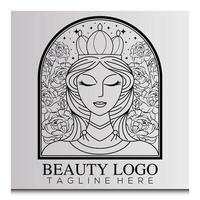 premie vector schoonheid creatief logo sjabloon