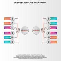 premie vector helling infographic stappen sjabloon