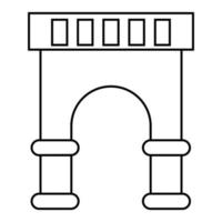 poort icoon illustratie vector