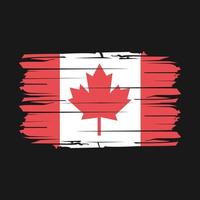 Canada vlag borstel vector