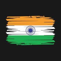 Indië vlag borstel vector