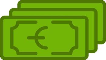 contant geld vector pictogram