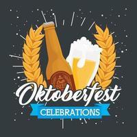 oktoberfest viering banner vector