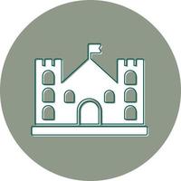 kasteel vector pictogram