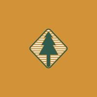 Spar boom gemakkelijk logo vector