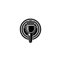 podcasts gemakkelijk logo vector