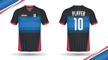 voetbal Jersey ontwerp voor sublimatie, sport t overhemd ontwerp vector